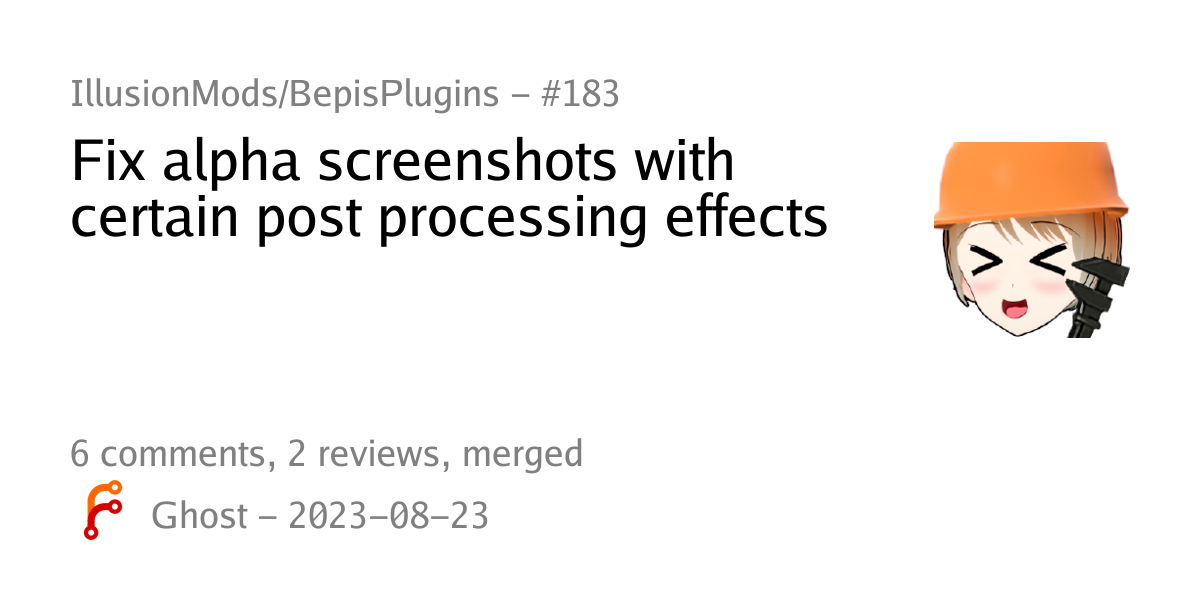 #183 - Fix alpha screenshots with certain post processing effects ...