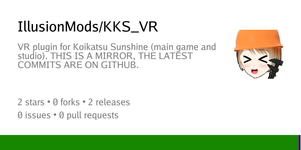 Releases - IllusionMods/KKS_VR - GitGoon: Git for gooners