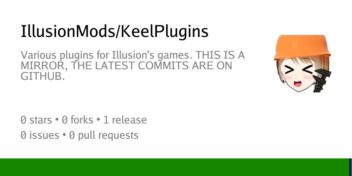 IllusionMods/KeelPlugins: Various plugins for Illusion's games. THIS IS ...