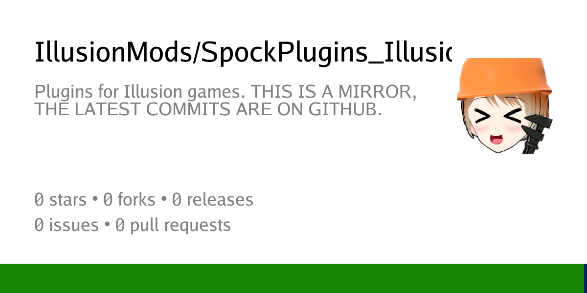 IllusionMods/SpockPlugins_Illusion: Plugins for Illusion games. THIS IS ...
