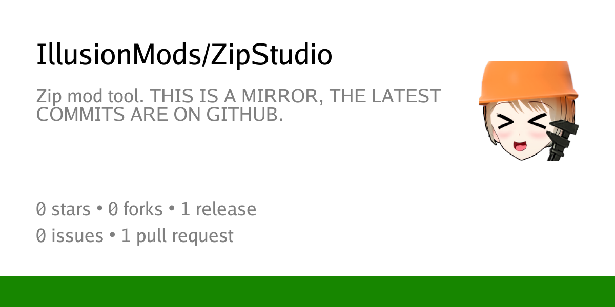 IllusionMods/ZipStudio: Zip mod tool. THIS IS A MIRROR, THE LATEST ...