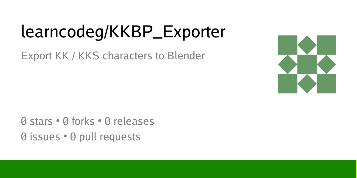 learncodeg/KKBP_Exporter: Export KK / KKS characters to Blender ...